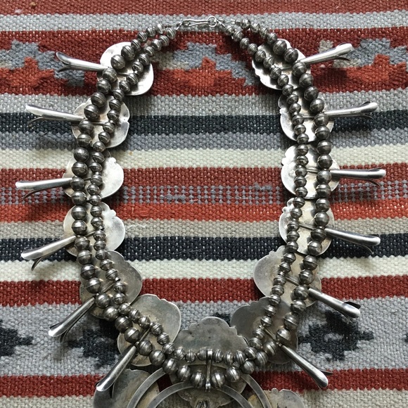 💙Old Pawn SquashBlossom Necklace💙 - Picture 8 of 8